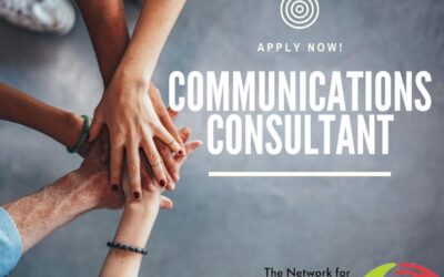 [Deadline Extended] Now Hiring: Communications Consultant