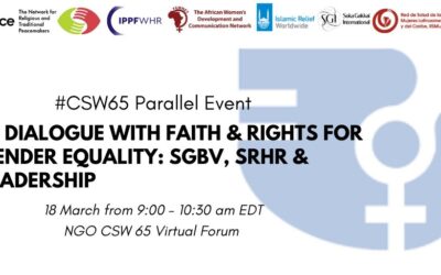 CSW Parallel Event: In Dialogue with Faith and Rights for Gender Equality