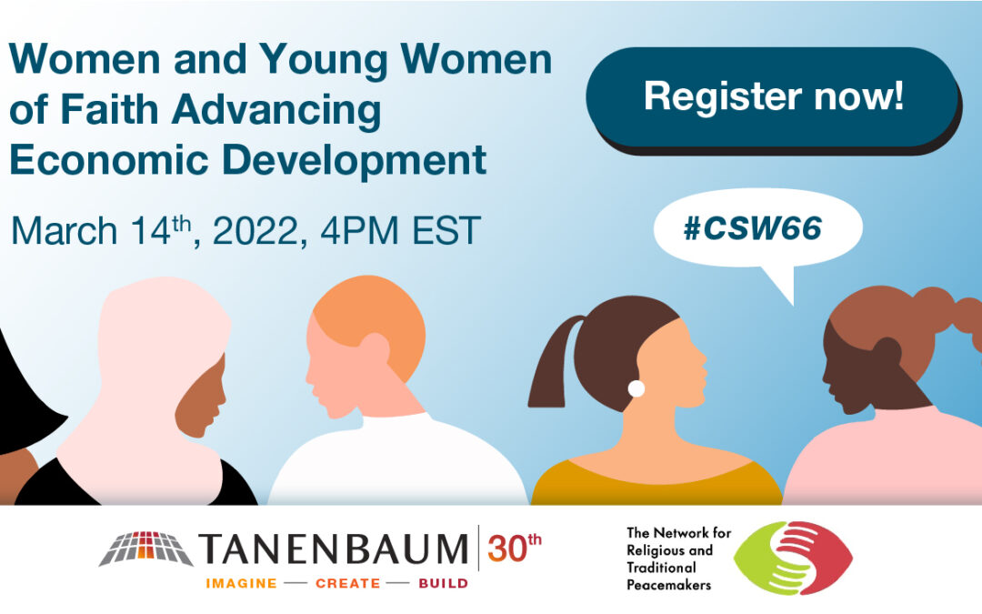 [Event] Women and Young Women of Faith Advancing Economic Development