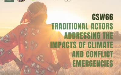 Traditional Actors Address the Impacts of Climate on Women and Girls