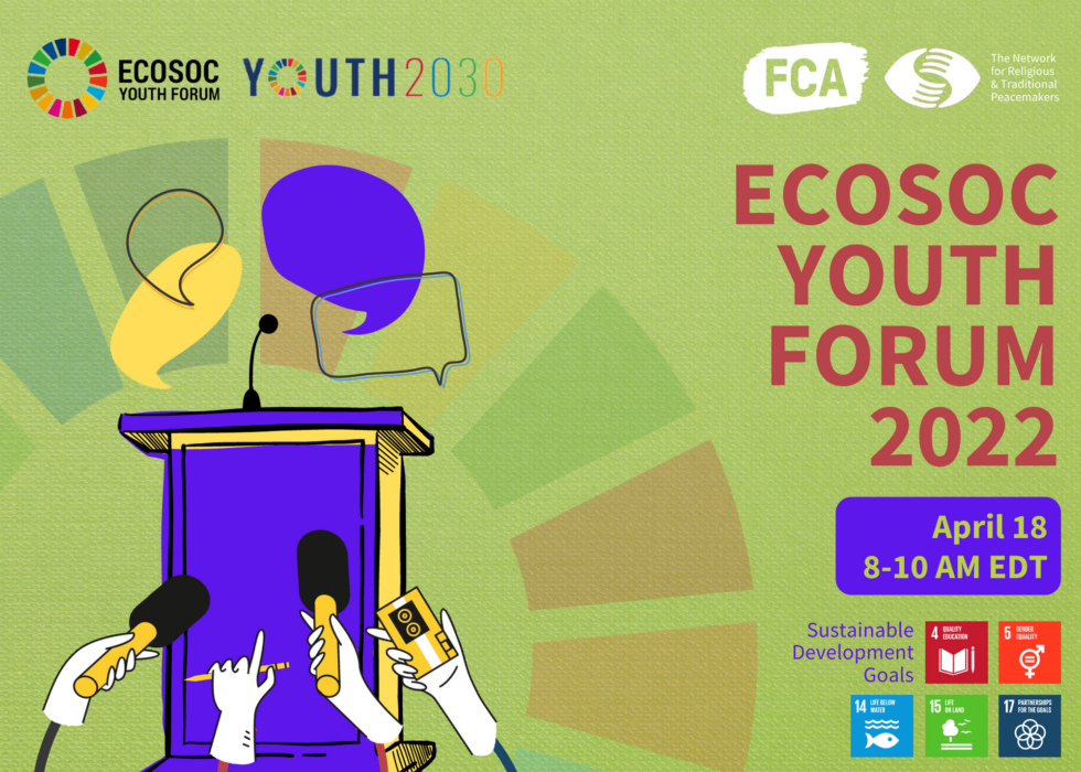 ECOSOC Youth Forum 2022 Peacemakers Network