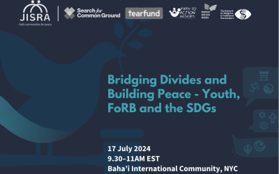 Bridging Divides and Building Peace – Youth, FoRB and the SDGs